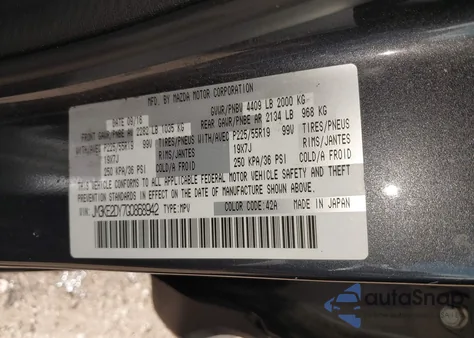 2016 Mazda Cx-5 Gt из США, поврежденный, VIN JM3KE2DY7G0868942